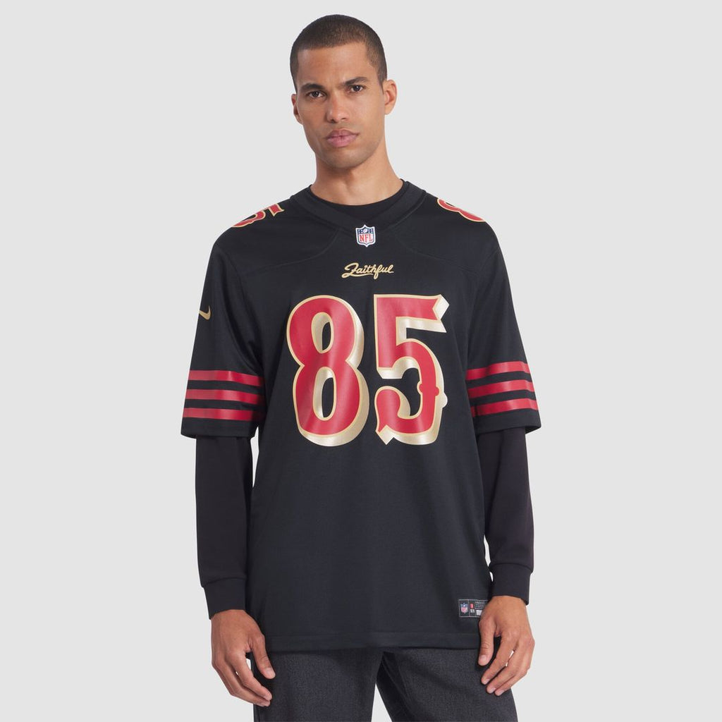 San Francisco 49ers George Kittle Nike Rivalries Collection Game Jersey - Black