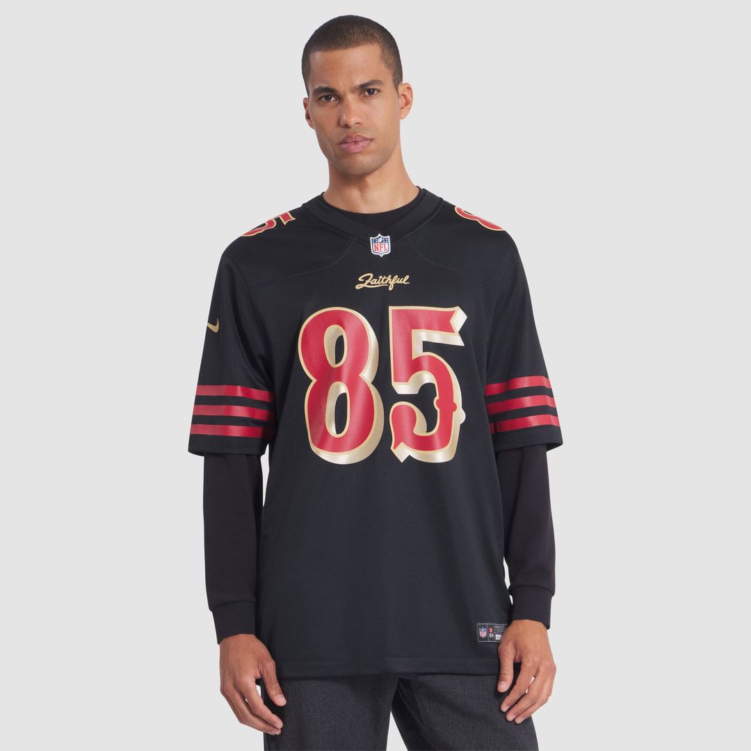 San Francisco 49ers George Kittle Nike Rivalries Collection Game Jersey - Black