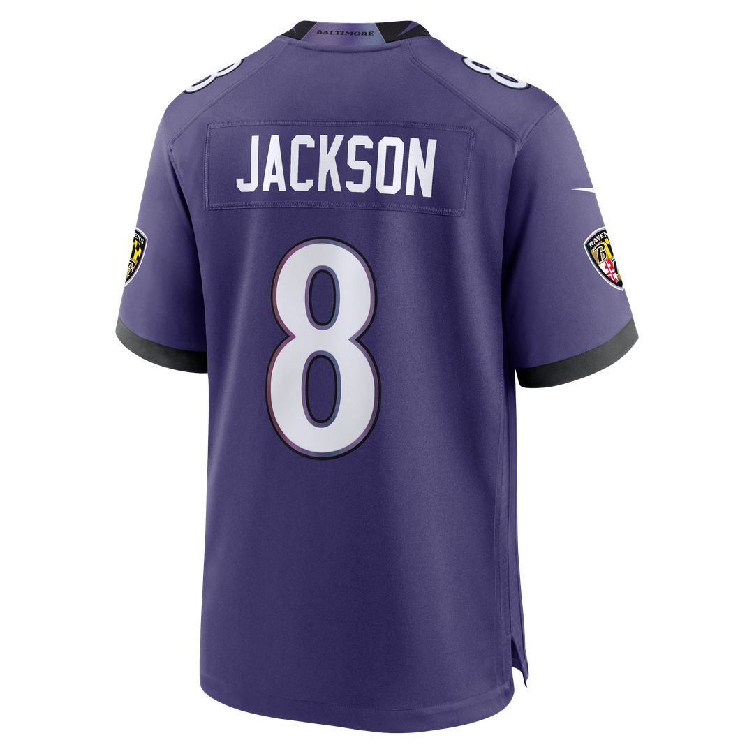 Baltimore Ravens Lamar Jackson Nike Team Game Jersey - Purple
