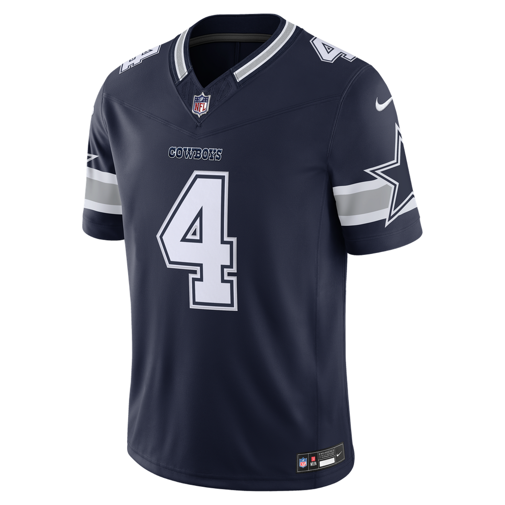 Dallas Cowboys Dak Prescott Nike Team Vapor F.U.S.E. Stitched Limited Jersey - Navy