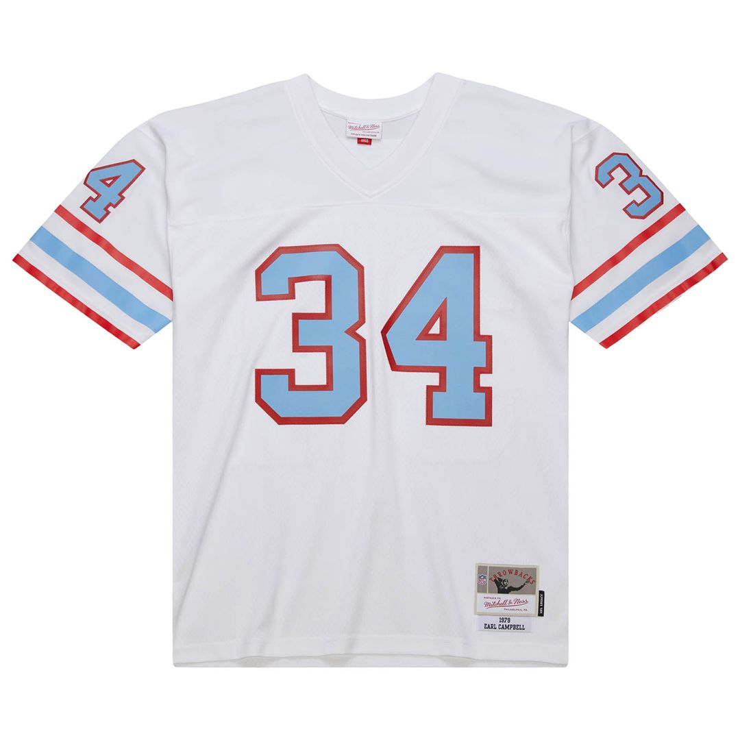 Houston Oilers Earl Campbell Mitchell & Ness 1979 Legacy Replica Jersey - White