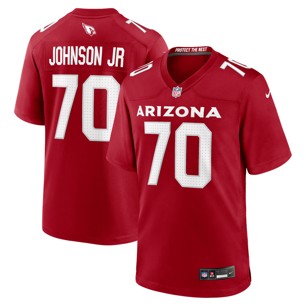 Arizona Cardinals Paris Johnson Jr. Nike Game Jersey - Cardinal