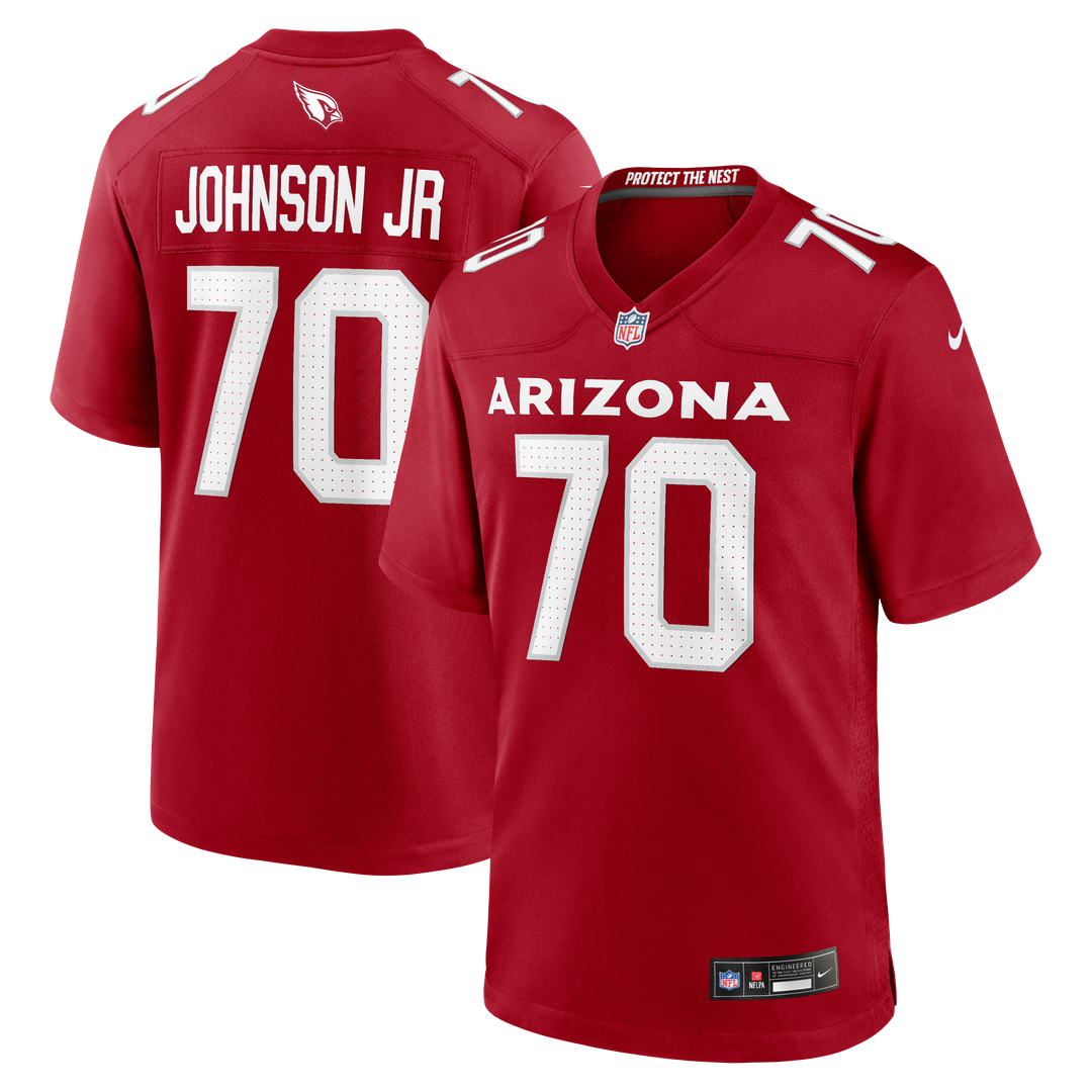 Arizona Cardinals Paris Johnson Jr. Nike Game Jersey - Cardinal