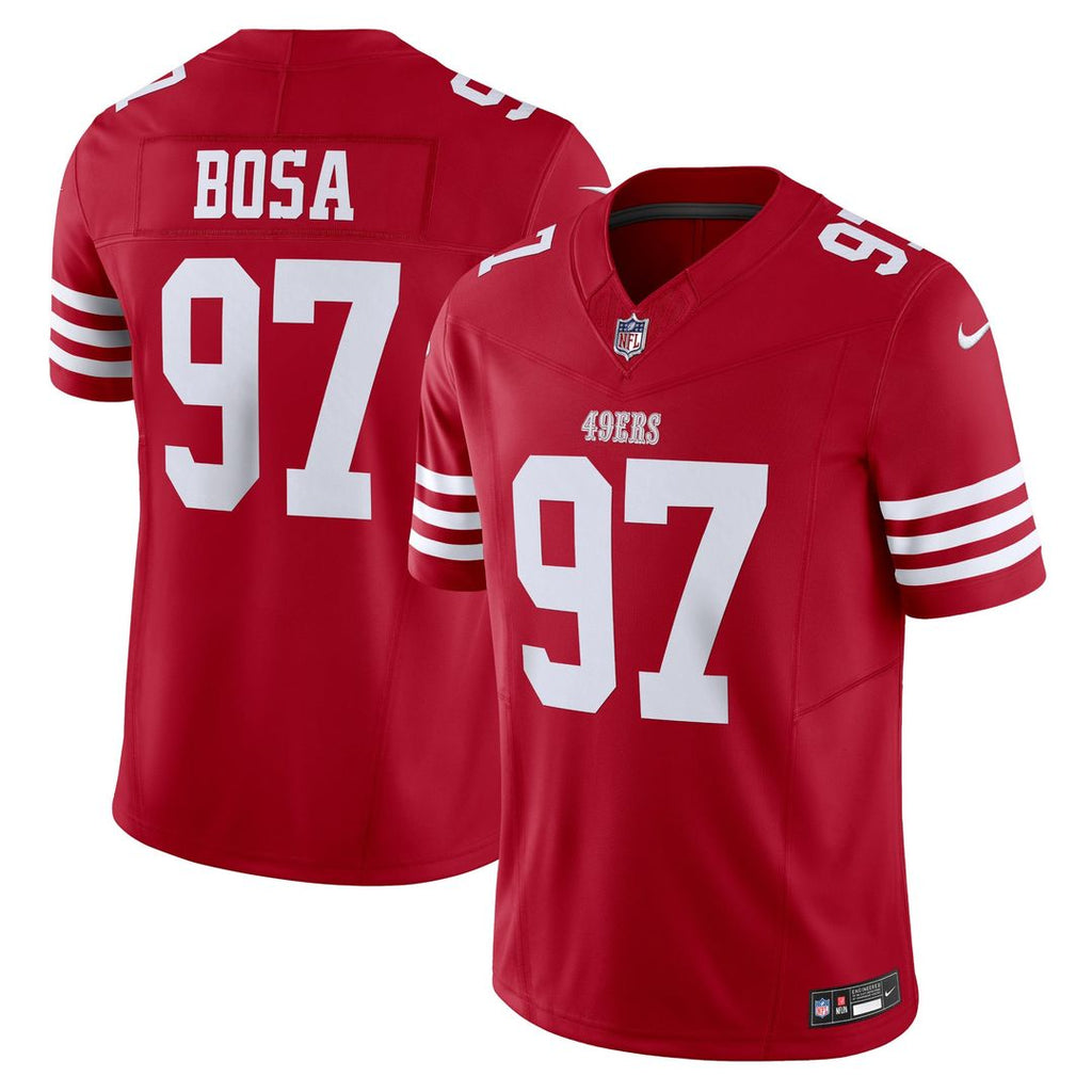 San Francisco 49ers Nick Bosa Nike Vapor F.U.S.E. Limited Jersey - Scarlet