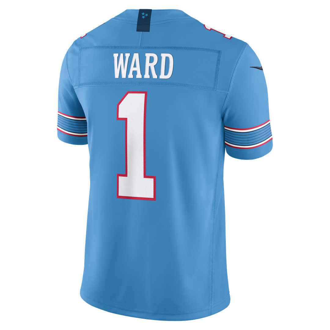 Tennessee Titans Cameron Ward Nike Team Vapor F.U.S.E. Stitched Limited Jersey - Light Blue