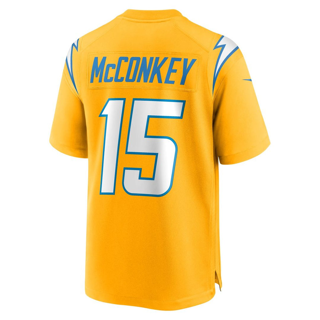 Los Angeles Chargers Ladd McConkey Nike Alternate Charger Power Game Player Jersey - Gold