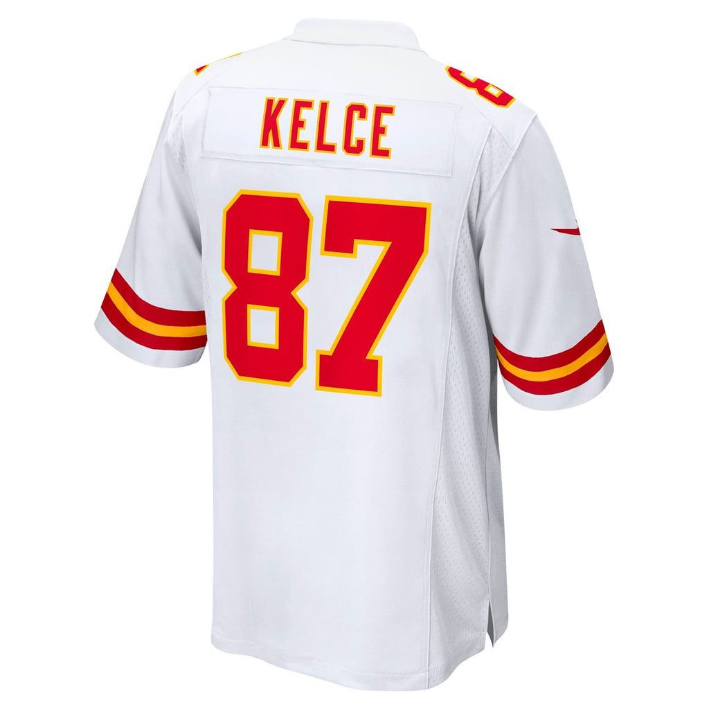 Kansas City Chiefs Travis Kelce Nike Player Game Jersey - White