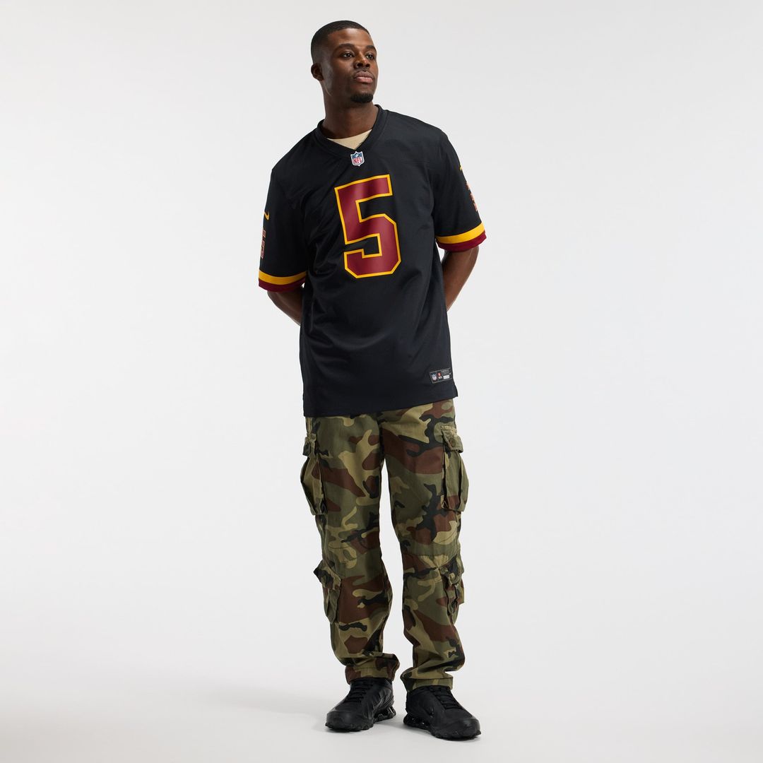 Hail Raiser Washington Commanders Jayden Daniels Nike Alternate Game Jersey - Black