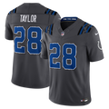Indianapolis Colts Jonathan Taylor Nike 2026 Rivalries Collection Stitched Limited Jersey - Anthracite