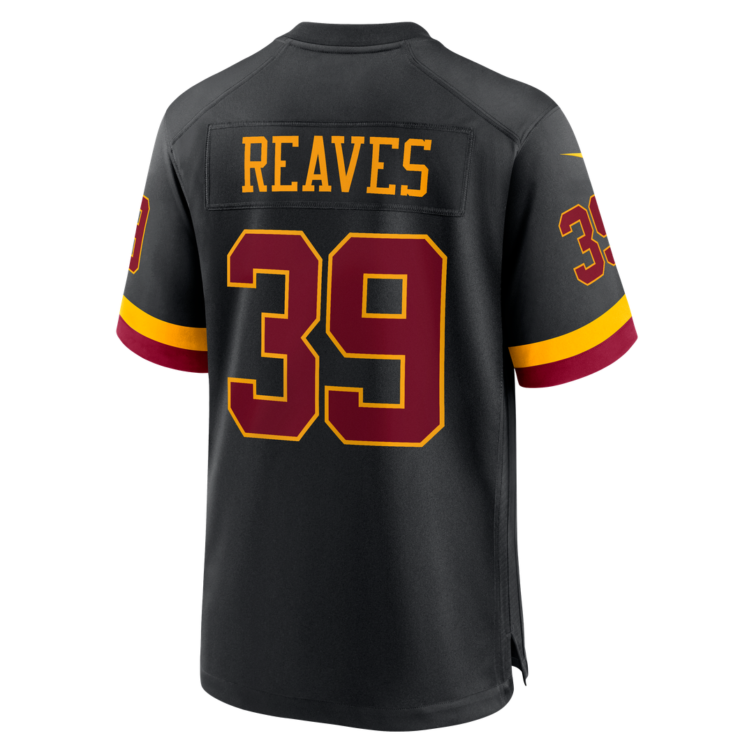 Washington Commanders Jeremy Reaves Nike Hail Raiser Alternate Game Jersey - Black