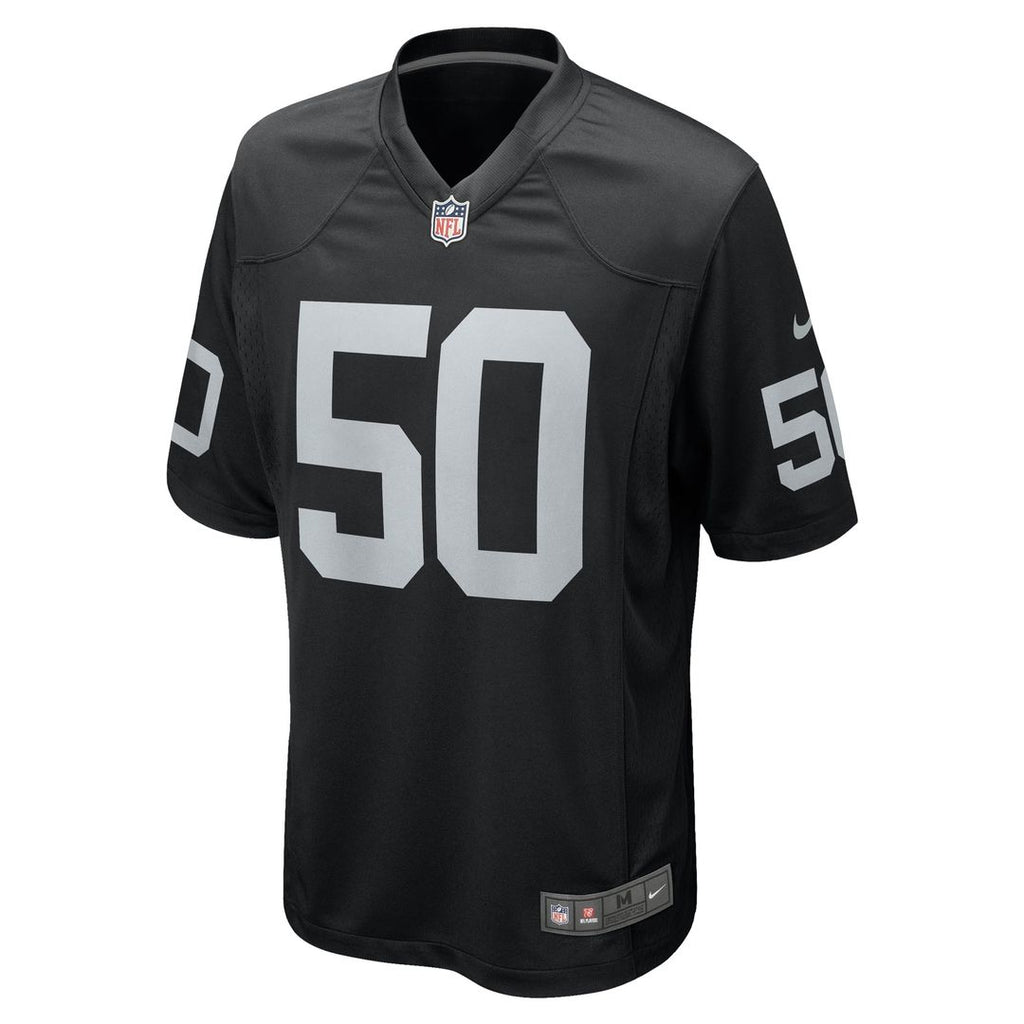 Las Vegas Raiders Jacob Bobenmoyer Nike Game Player Jersey - Black