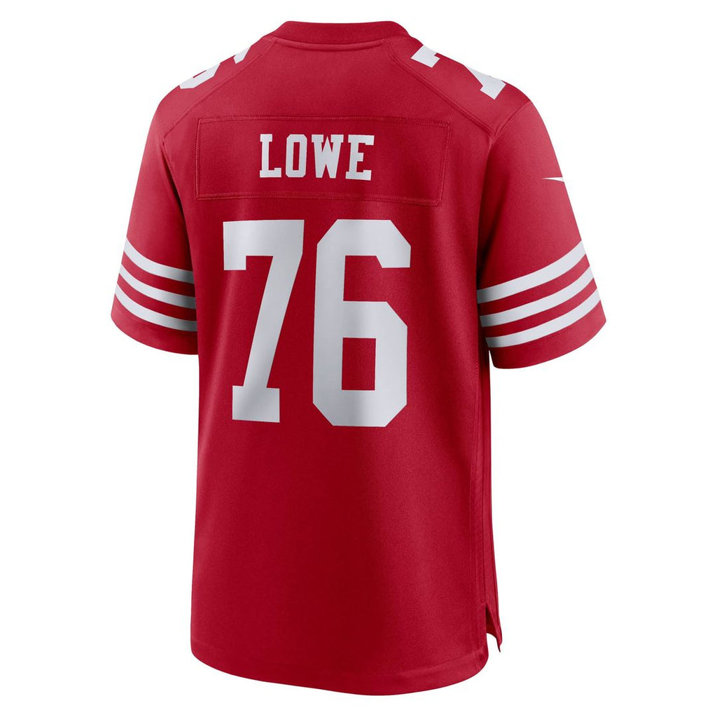 San Francisco 49ers Vederian Lowe Nike Team Game Jersey - Scarlet
