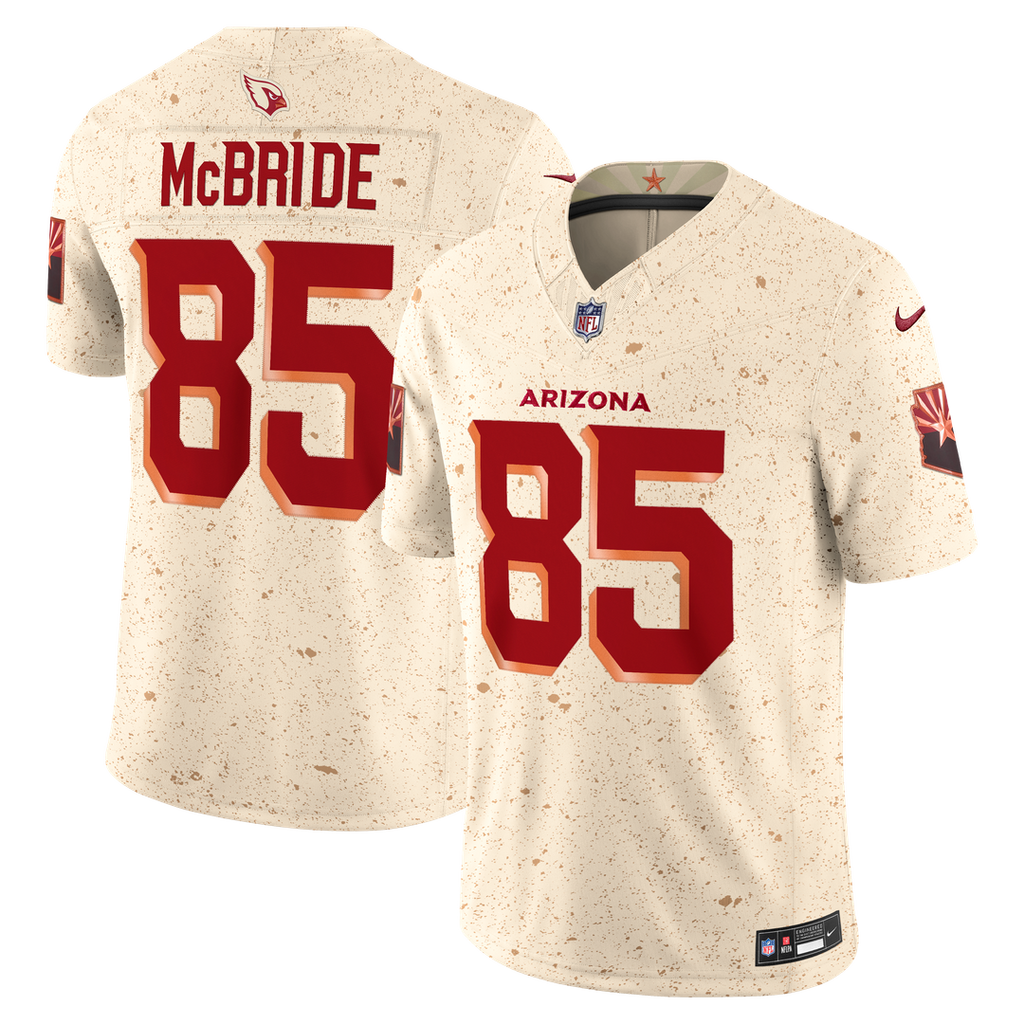 Arizona Cardinals Trey McBride Nike Rivalries Collection Stitched Limited Jersey - Natural
