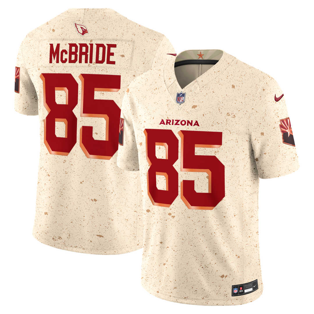 Arizona Cardinals Trey McBride Nike Rivalries Collection Stitched Limited Jersey - Natural