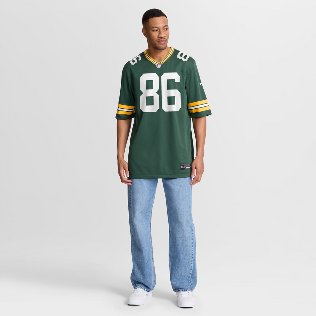 Green Bay Packers John FitzPatrick Nike Team Game Jersey - Green