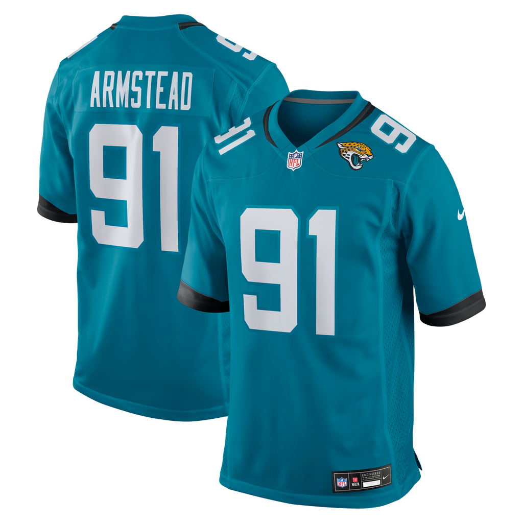 Jacksonville Jaguars Arik Armstead Nike Team Game Jersey - Teal