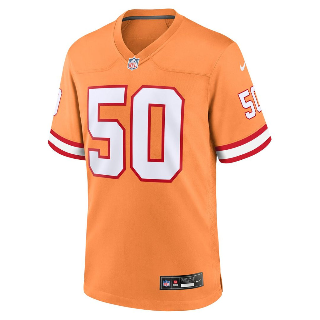Tampa Bay Buccaneers Vita Vea Nike Throwback Game Jersey - Orange