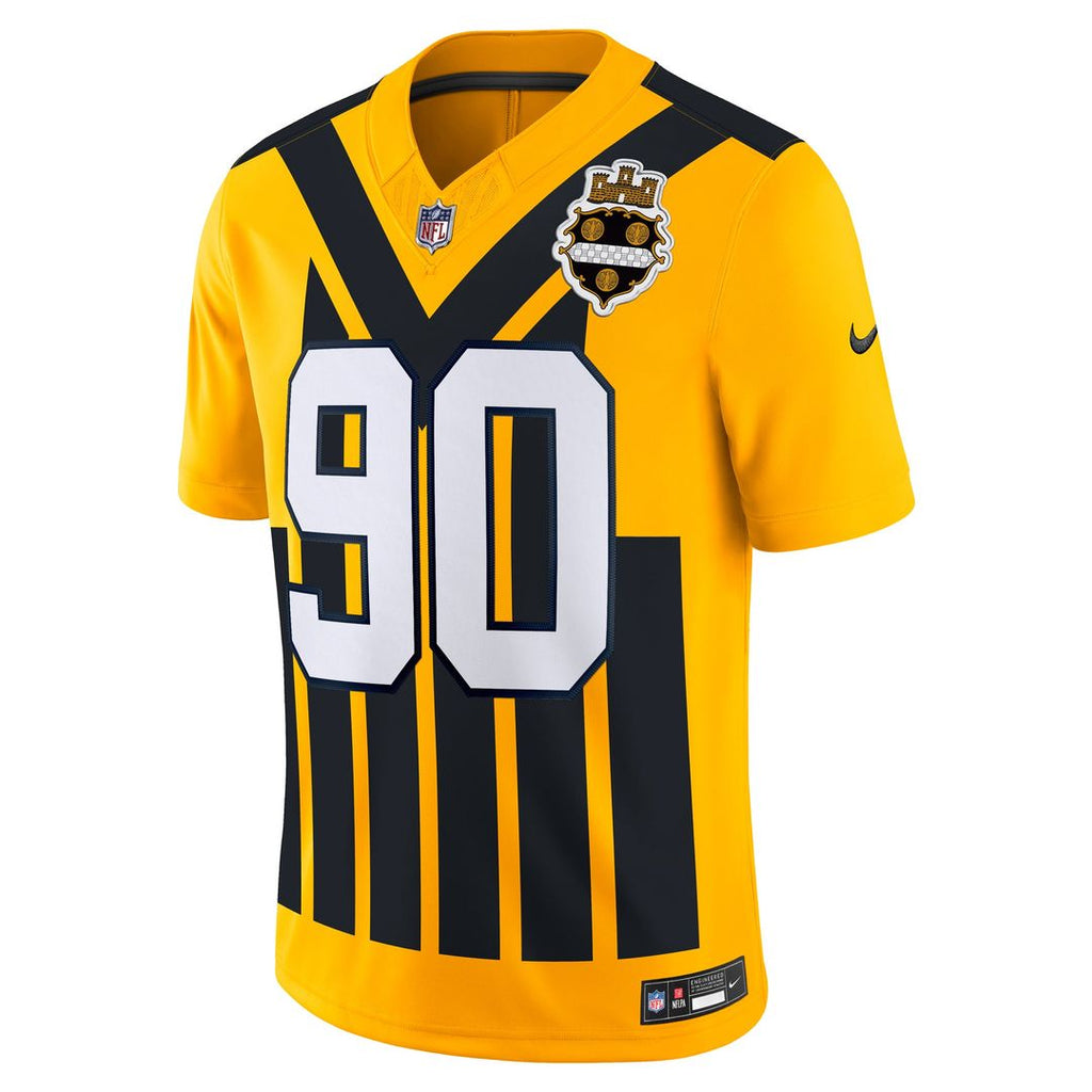 Pittsburgh Steelers T.J. Watt Nike Alternate Vapor F.U.S.E. Limited Jersey - Gold
