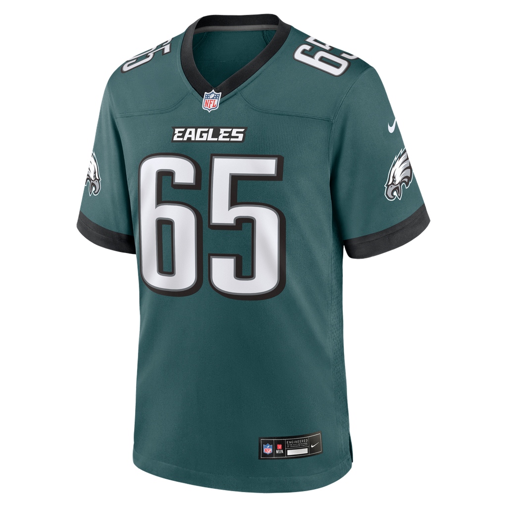 Philadelphia Eagles Lane Johnson Nike Team Game Jersey - Midnight Green