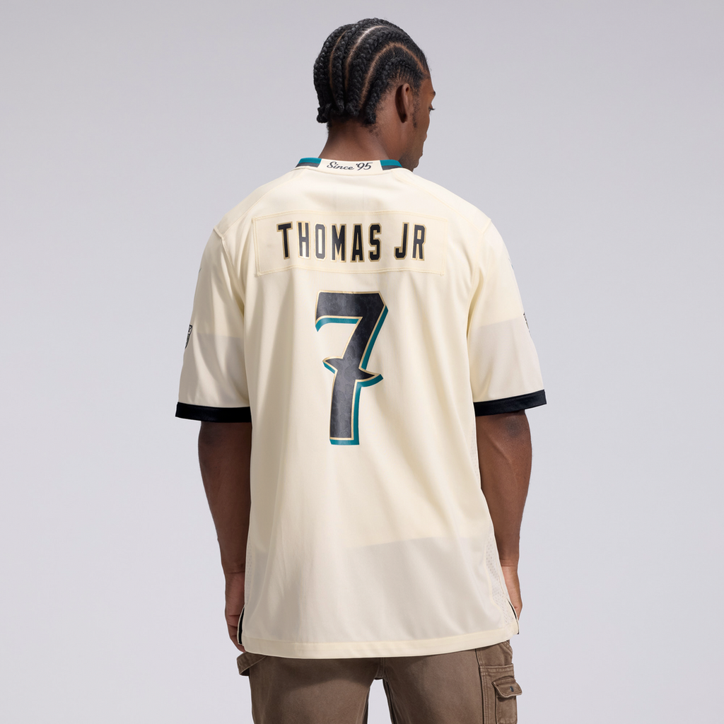 Jacksonville Jaguars Brian Thomas Jr. Nike 2026 Rivalries Collection Game Jersey - Natural