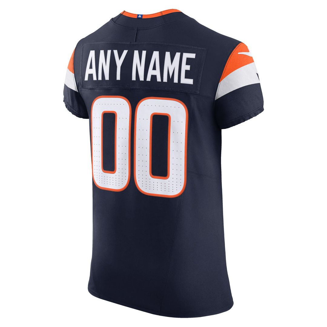 Denver Broncos Nike Alternate Vapor F.U.S.E. Elite Custom Jersey - Navy