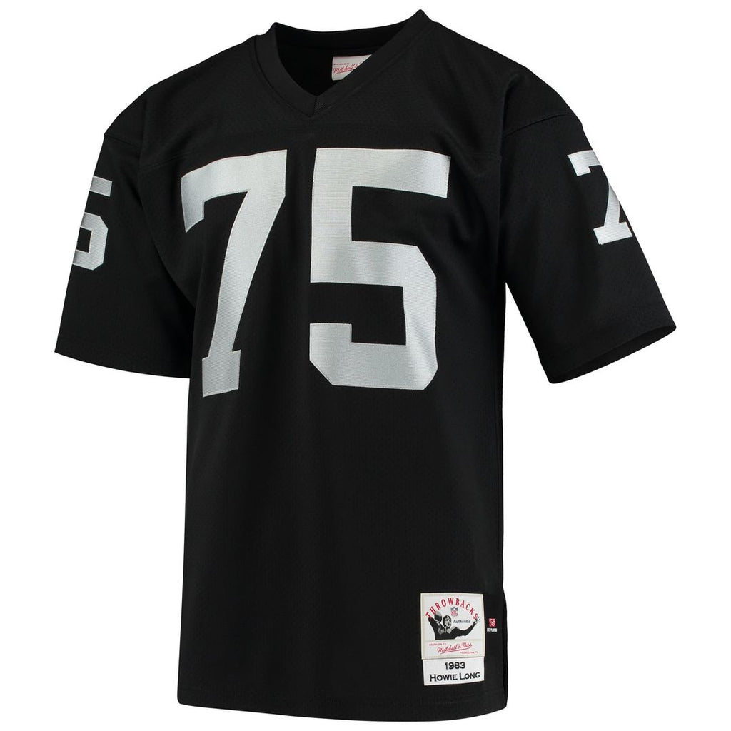 Las Vegas Raiders 1983 Howie Long Mitchell & Ness Authentic Throwback Retired Player Jersey - Black
