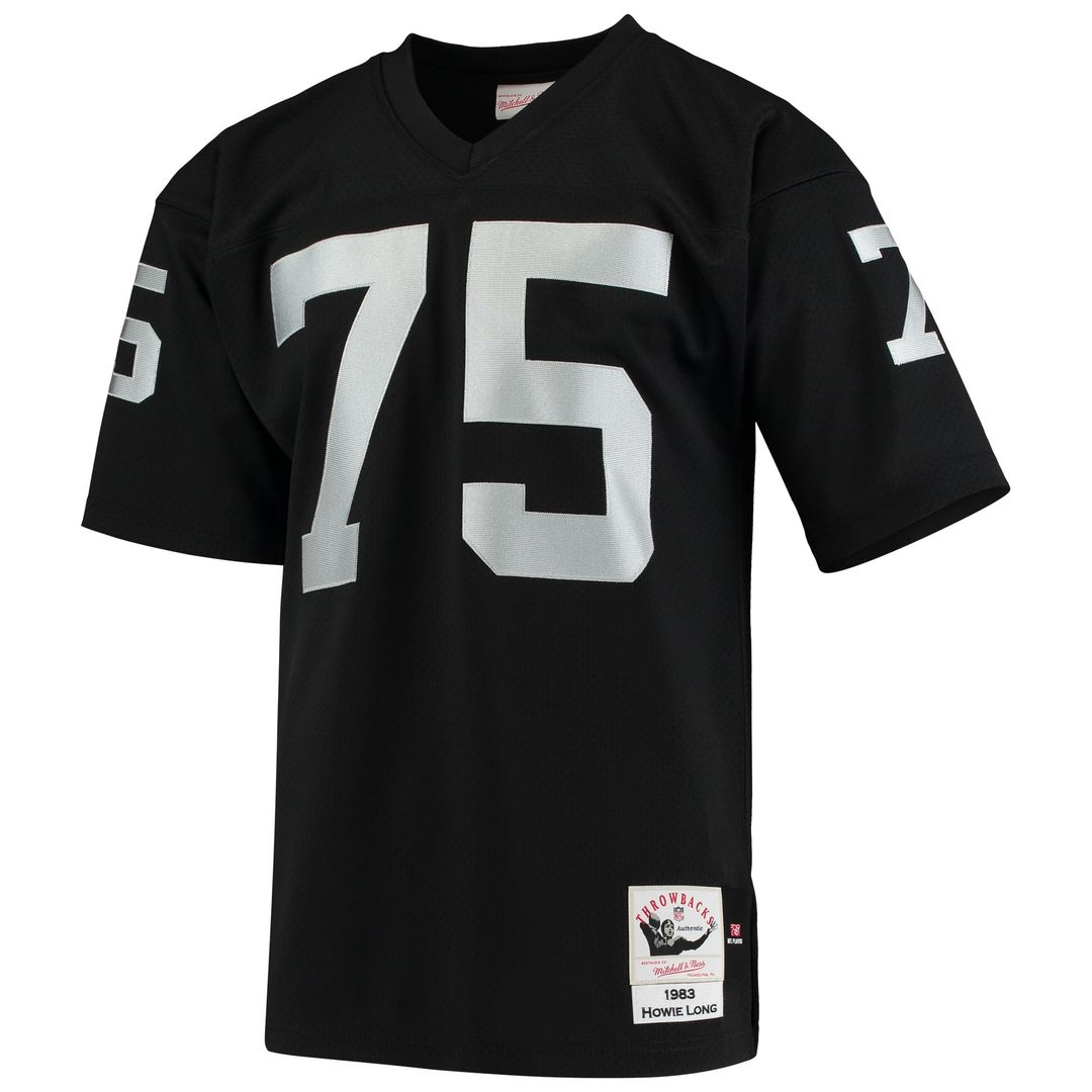 Las Vegas Raiders 1983 Howie Long Mitchell & Ness Authentic Throwback Retired Player Jersey - Black