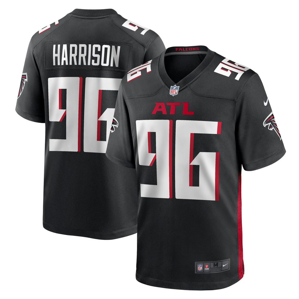 Atlanta Falcons Zach Harrison Nike Team Game Jersey - Black