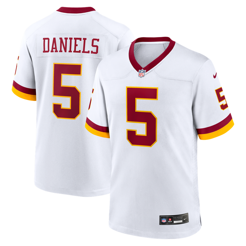 Hail Raiser Washington Commanders Jayden Daniels Nike Alternate Game Jersey - Black