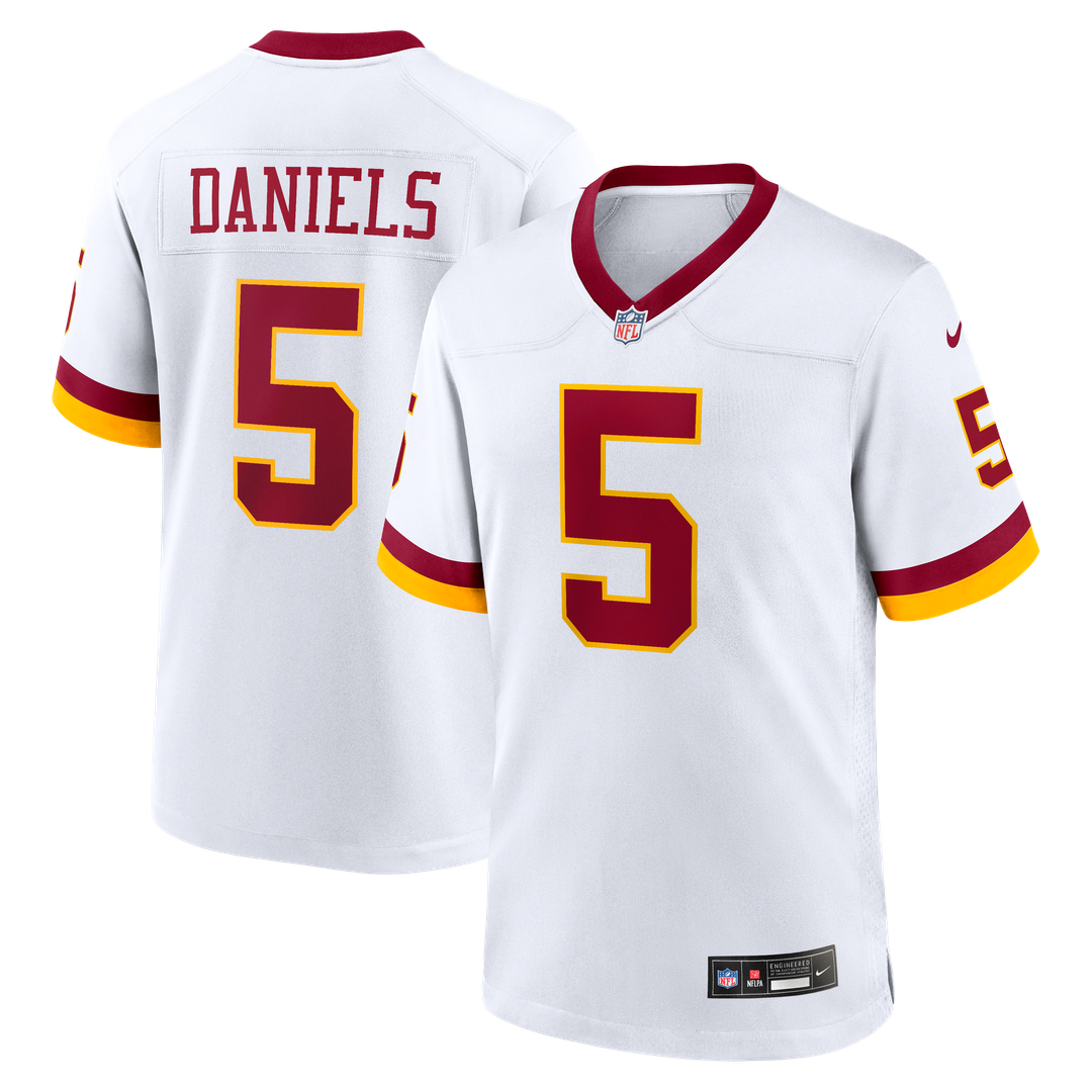Hail Raiser Washington Commanders Jayden Daniels Nike Alternate Game Jersey - Black