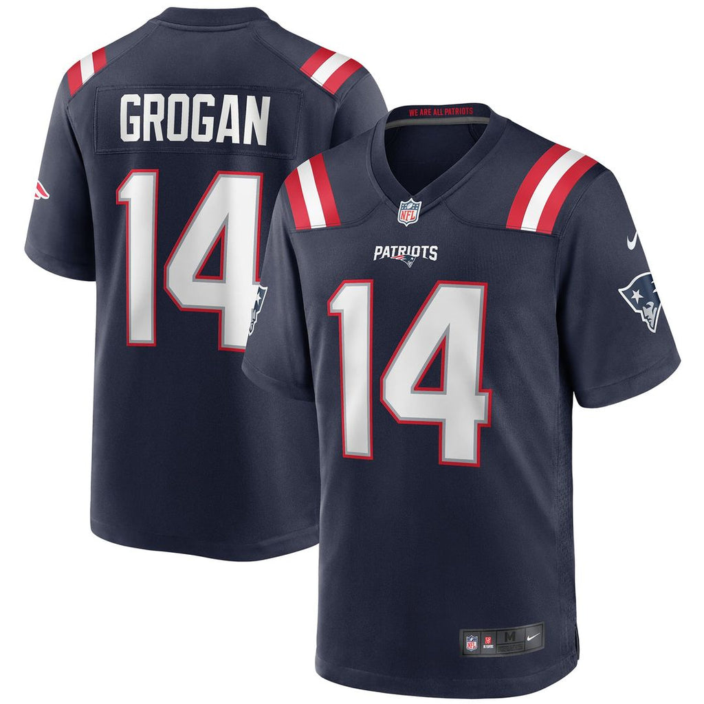 New England Patriots Steve Grogan Nike Game Retired Player Jersey - Navy