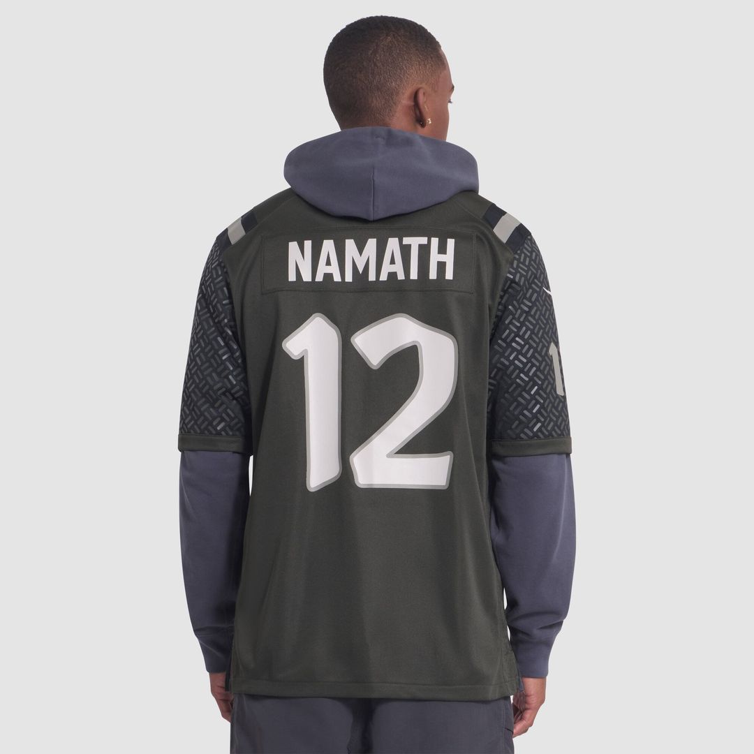 New York Jets Joe Namath Nike Rivalries Collection Retired Player Game Jersey - Green