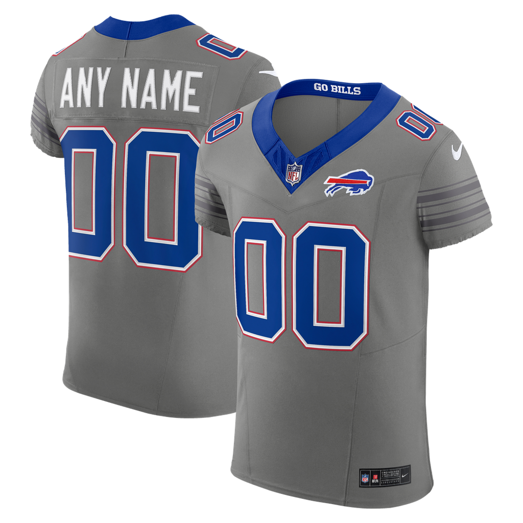 Buffalo Bills Nike Nickel City Vapor F.U.S.E. Custom Elite Jersey - Gray