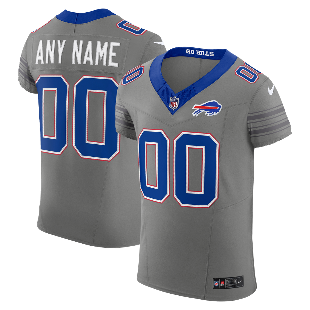 Buffalo Bills Nike Nickel City Vapor F.U.S.E. Custom Elite Jersey - Gray
