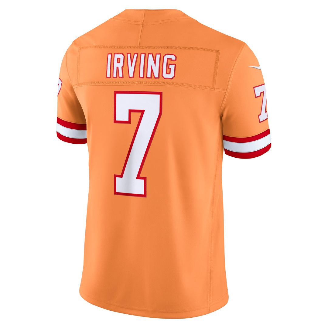 Tampa Bay Buccaneers Bucky Irving Nike Alternate Vapor F.U.S.E. Stitched Limited Jersey - Creamsicle
