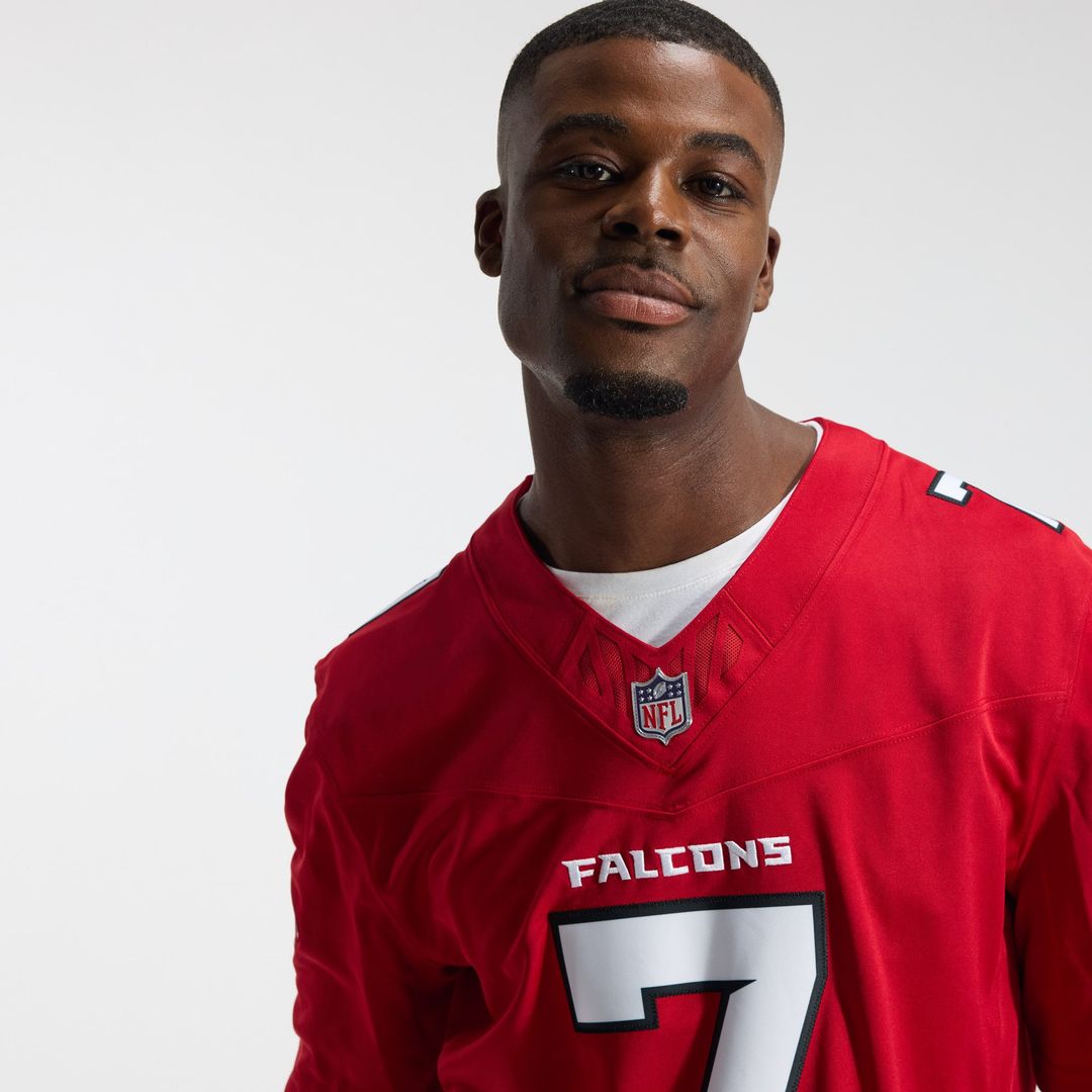 Atlanta Falcons Bijan Robinson Nike Alternate Throwback Vapor F.U.S.E. Stitched Limited Jersey - Black