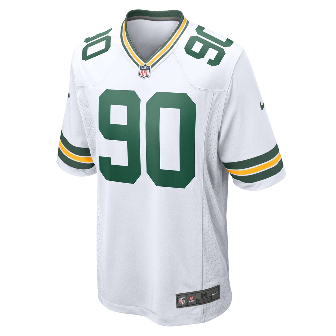 Green Bay Packers Lukas Van Ness Nike Game Jersey - White