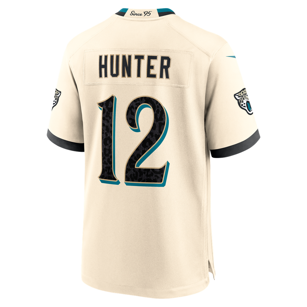 Jacksonville Jaguars Travis Hunter Nike 2026 Rivalries Collection Game Jersey - Natural