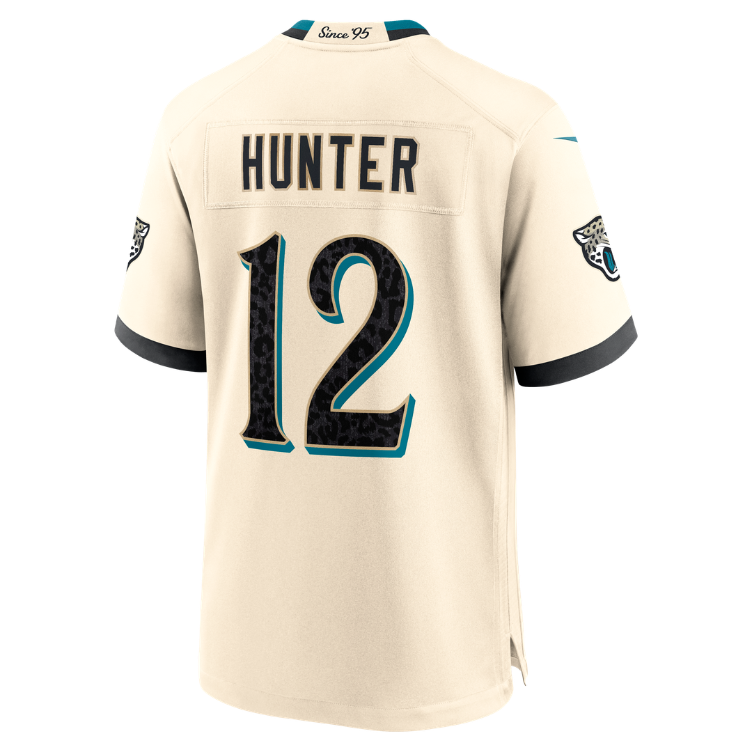 Jacksonville Jaguars Travis Hunter Nike 2026 Rivalries Collection Game Jersey - Natural