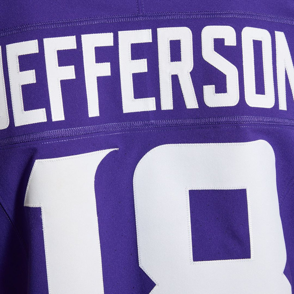 Minnesota Vikings Justin Jefferson Nike Team Vapor F.U.S.E. Elite Jersey - Purple