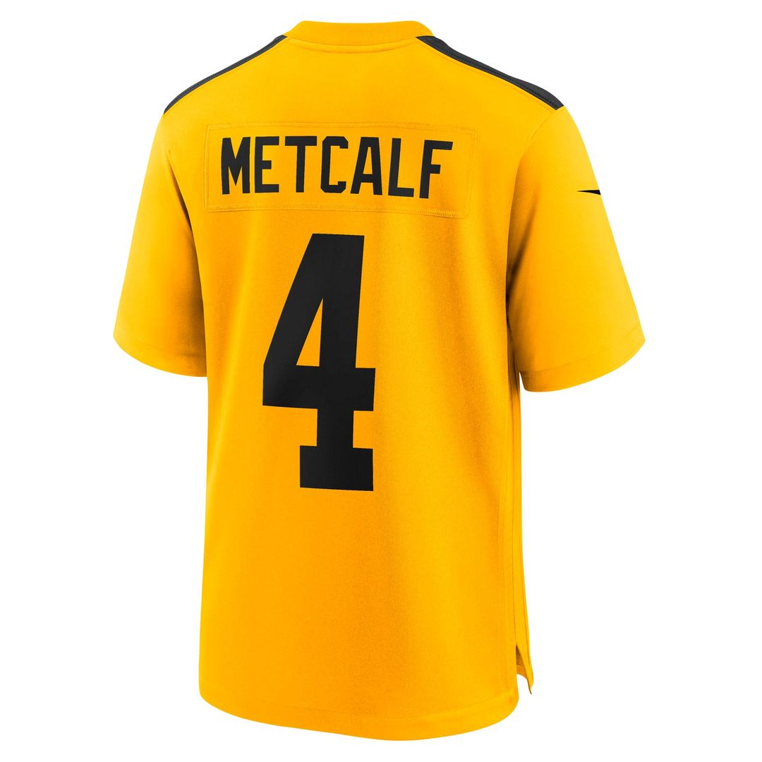 Pittsburgh Steelers DK Metcalf Nike Alternate 1933 Throwback Game Jersey - Gold