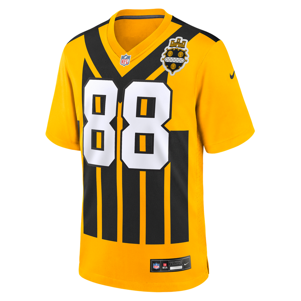 Pittsburgh Steelers Pat Freiermuth Nike Alternate 1933 Throwback Game Jersey - Gold