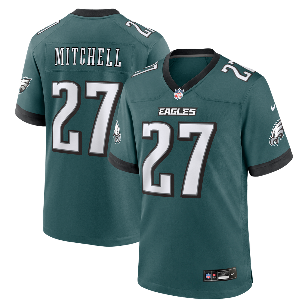 Philadelphia Eagles Quinyon Mitchell Nike Game Jersey - White