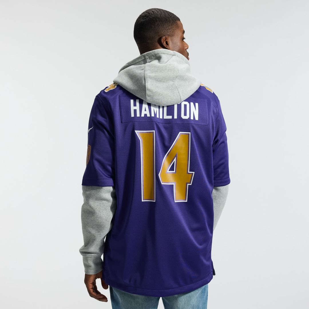 Baltimore Ravens Kyle Hamilton Nike Alternate Game Jersey - Black