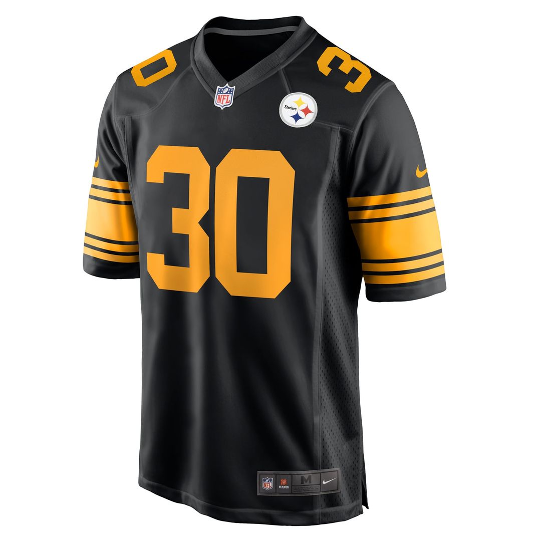 Pittsburgh Steelers Jaylen Warren Nike Alternate Game Jersey - Black