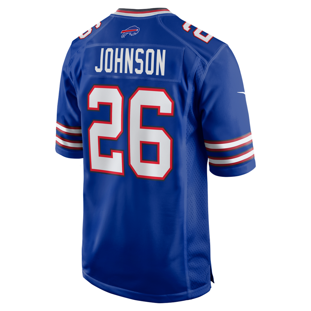 Buffalo Bills Ty Johnson Nike Team Game Jersey - Royal
