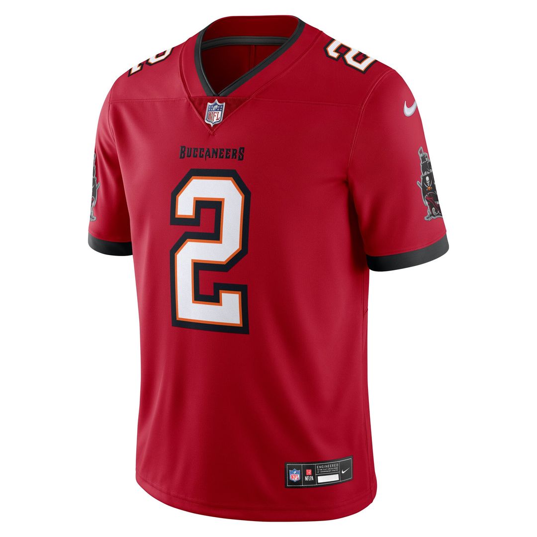 Tampa Bay Buccaneers Emeka Egbuka Nike Vapor Untouchable Stitched Limited Jersey - Red
