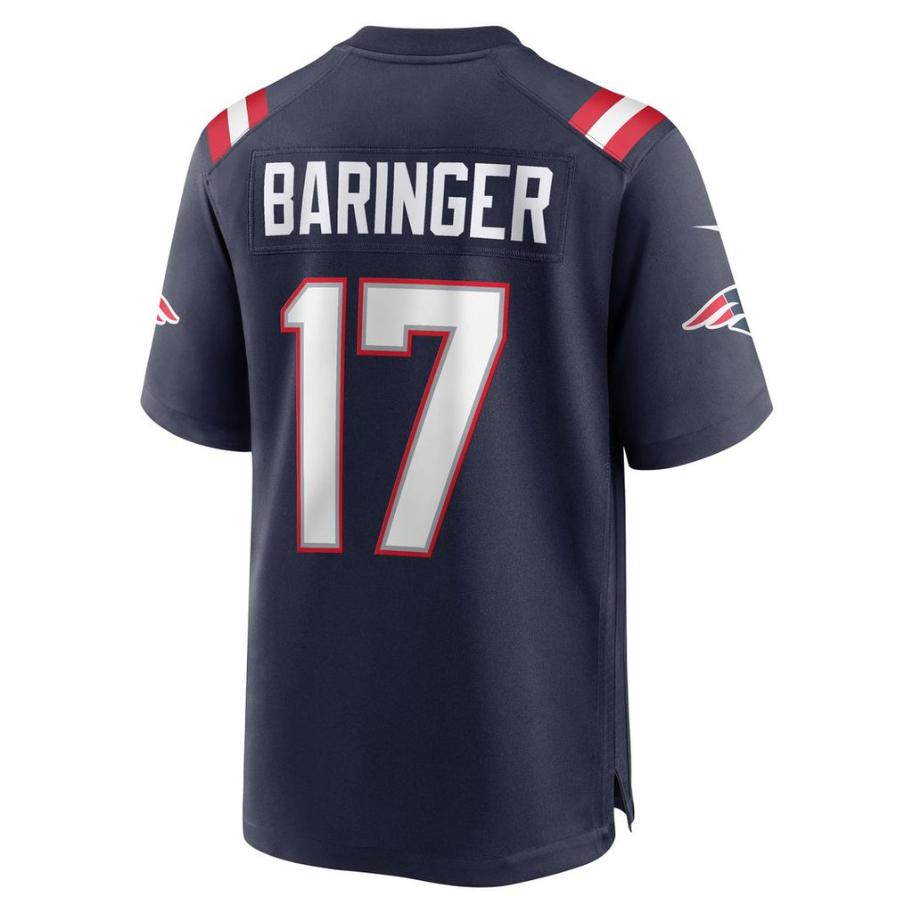 New England Patriots Bryce Baringer Nike Team Game Jersey - Navy