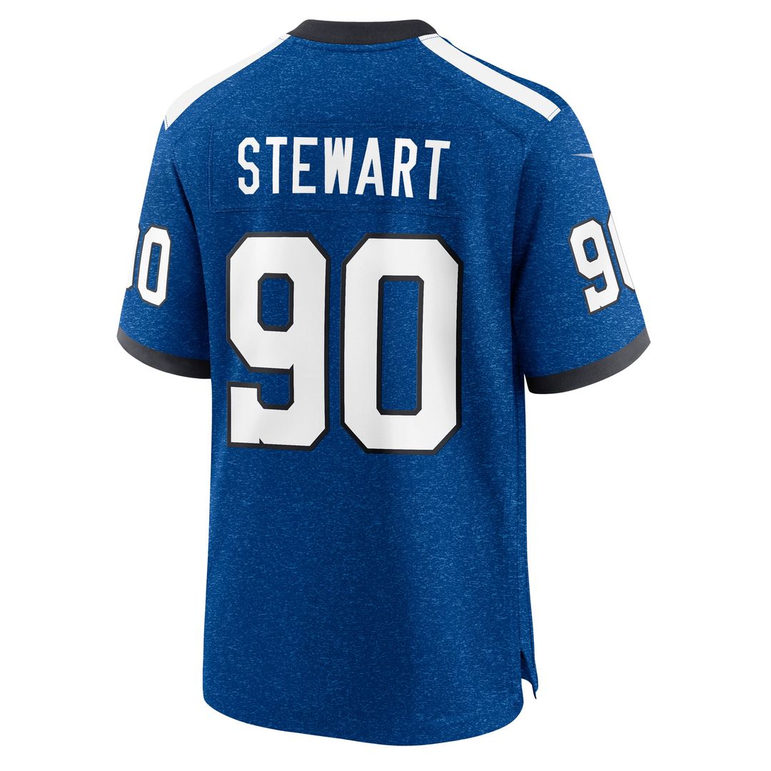 Indianapolis Colts Grover Stewart Nike Alternate Game Jersey - Blue