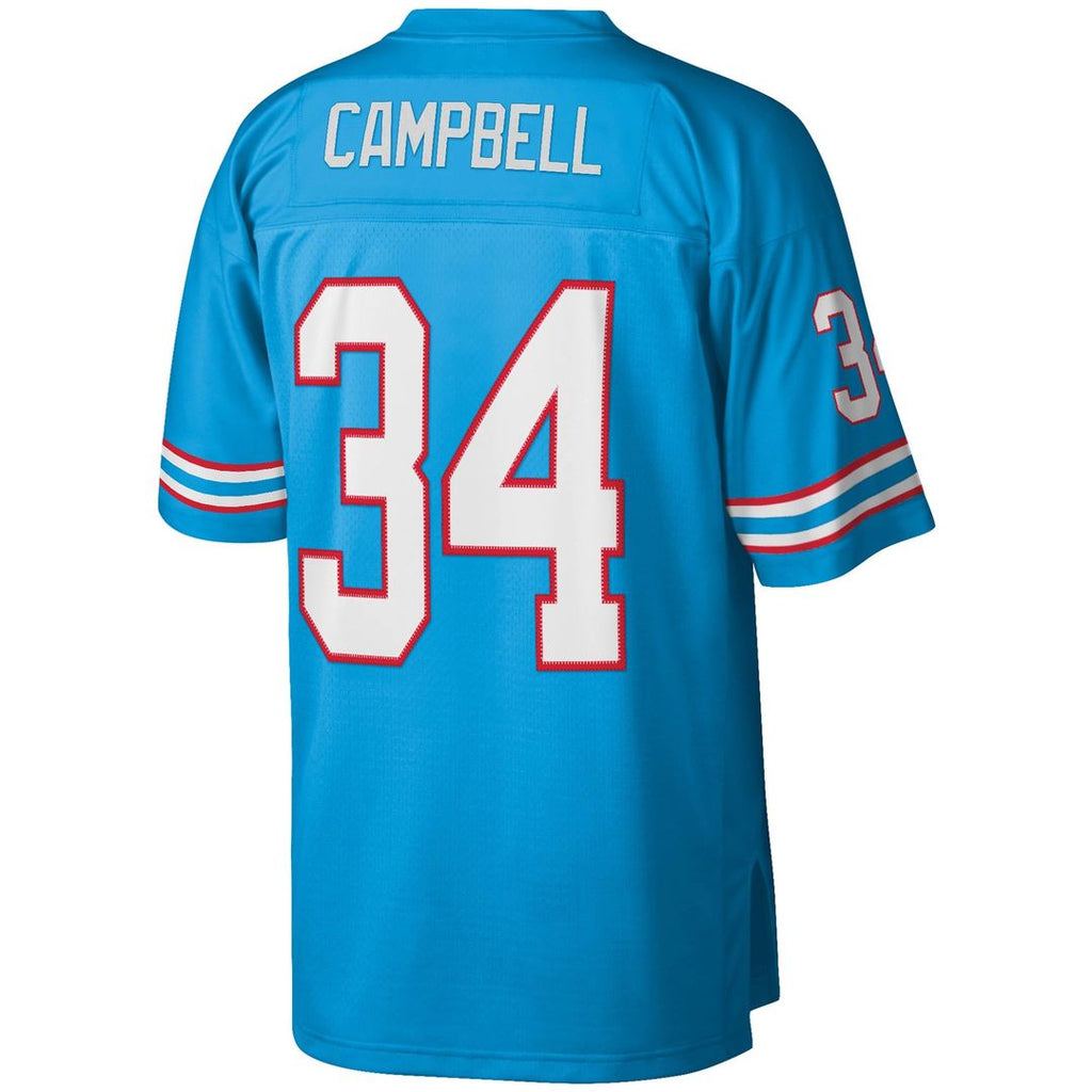 Houston Oilers Earl Campbell Mitchell & Ness Legacy Replica Jersey - Light Blue